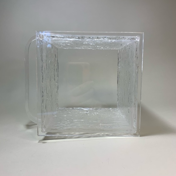 Bar Ware Ice Bucket Lucite Vintage MCM - Picture 5 of 8